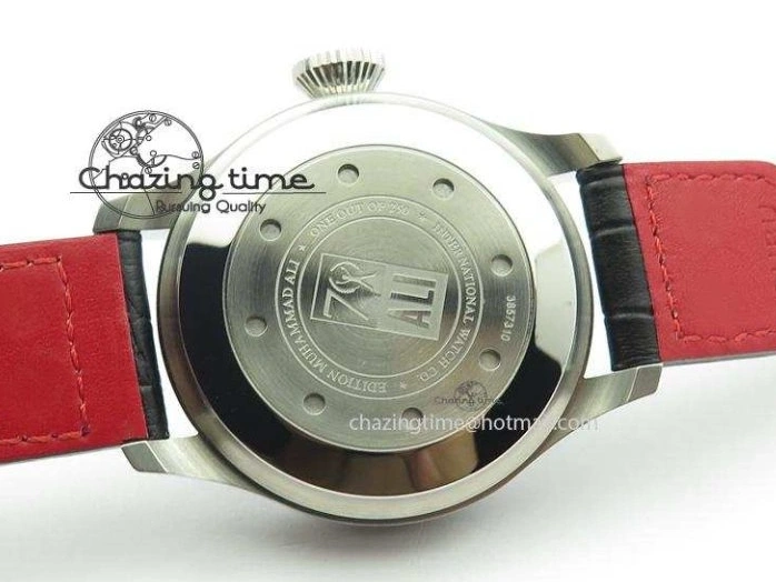 MIROTIME 1226 Big Pilot Real PR IW500433 “Muhammad Ali” ZF Best Edition On Black Leather Strap A UrbanChic 7294